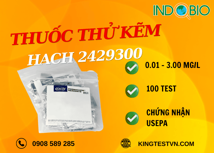 Thuốc thử kẽm (ZinC) Hach 2429300